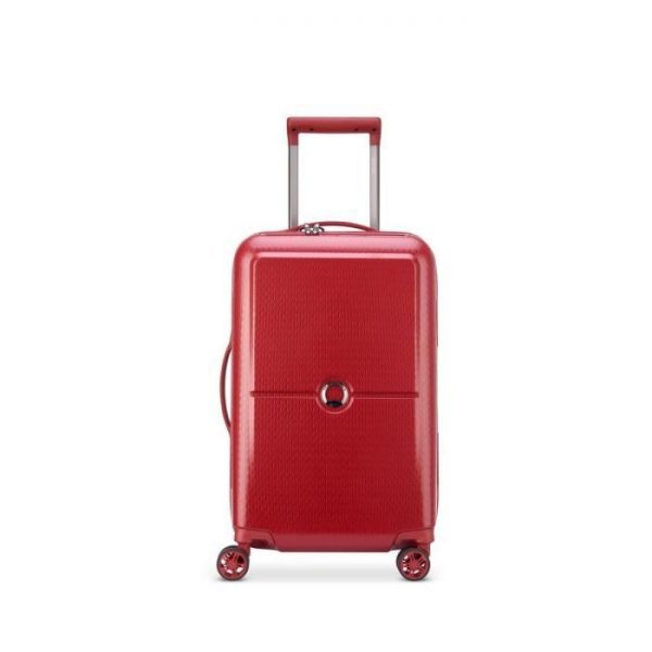 Delsey Valise Rigide Cabine 4 Roues 55cm 44 Litr Rouge