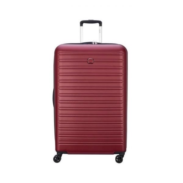 Delsey Valise Rigide Taille Xxl 81cm 4 Roues 108 Rouge