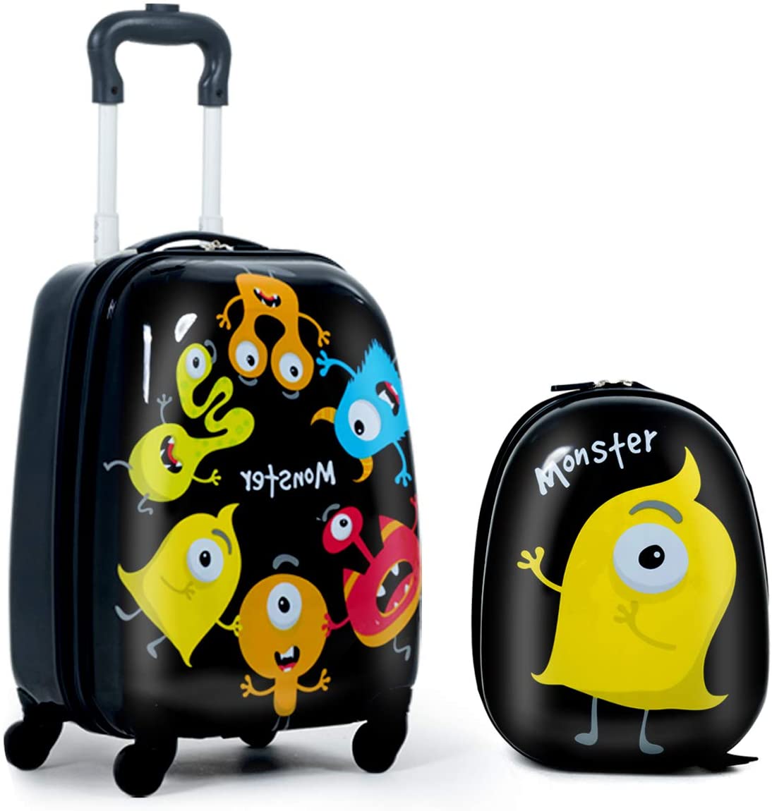 Avis Valise enfant Dreamade Monster et sac à dos et comparateur de