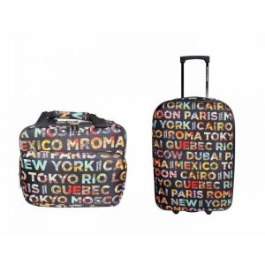 Ensemble De Bagages Valise Et Vanity David Jones B