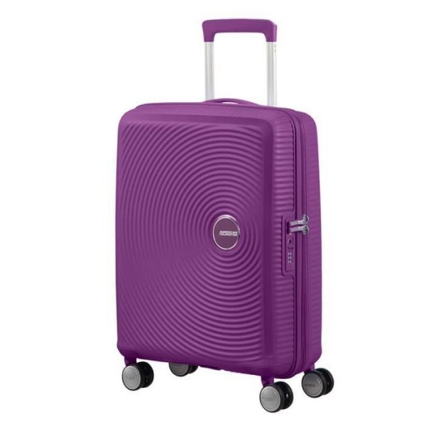 Valise Cabine Extensible Tsa American Tourister So Purple Orchid Argent