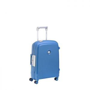 Valise Cabine Rigide Belfort Plus Slim 4 Roues 55 Bleu Cyan