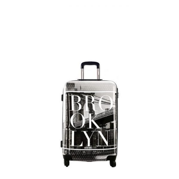 Valise Cabine Rigide Brooklyn 55 Cm Noir Noir Brooklyn