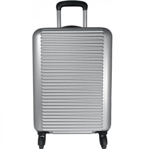 Valise Cabine Rigide David Jones 55 Cm Extensible Argent