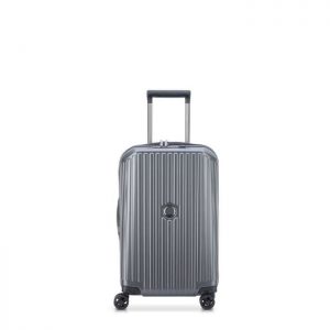 Valise Cabine Rigide Securitime Zip Extensible 55 Argent