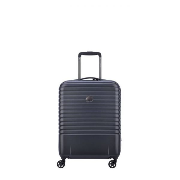 Valise Cabine Rigide Slim 4 Roues Doubles 55 Cm Ca Anthracite