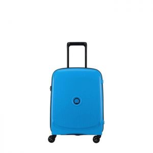 Valise Cabine Rigide Slim Belmont Plus 55 Cm 22 Bl Bleu Metallique