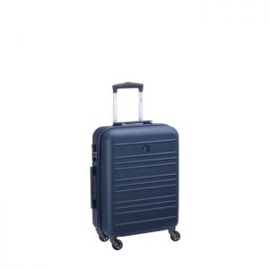 Valise Cabine Rigide Slim Carlit 55 Cm Bleu 02 Ble Bleu