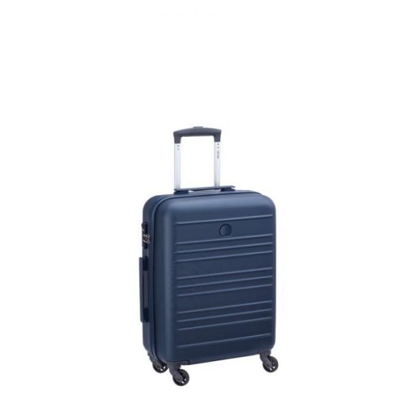 Valise Cabine Rigide Slim Carlit 55 Cm Bleu 02 Ble Bleu