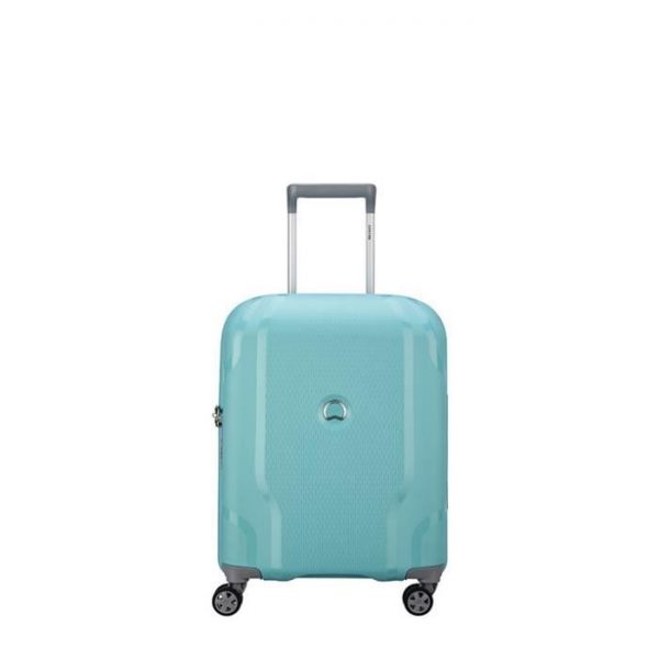 Valise Cabine Rigide Slim Clavel 55 Cm 22 Bleu Ver Bleu Vert