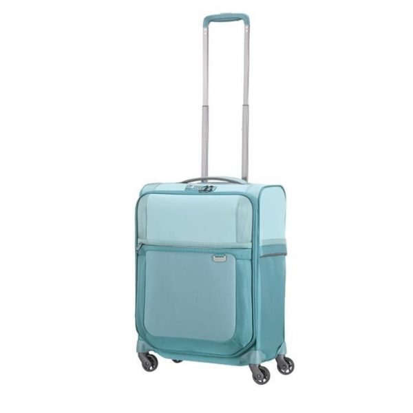 Valise Cabine Souple 4 Roues Uplite 55cm Bleu Glac Bleu Glace