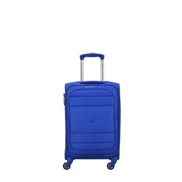 Valise Cabine Souple Indiscrete 4 Roues 56 Cm 12 B Bleu