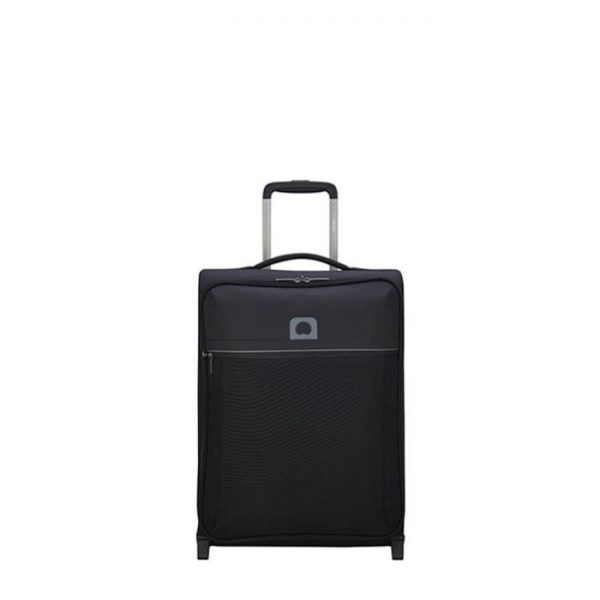 Valise Cabine Souple Slim Brochant 2 Roues 55 Cm 0 Noir