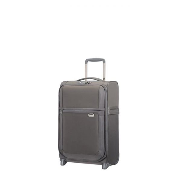 Valise Cabine Souple Uplite 55cm 2 Roues Grey 1408 Grey