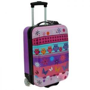 valise cabine enfant hibou