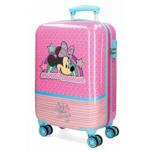 Valise Enfant Disney Minnie "pink Vibes" Rose/turquoise "pink Vibes"