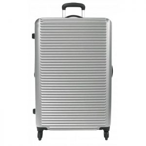 Valise Rigide David Jones Abs 78.50 Cm Extensible Argent