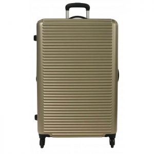 Valise Rigide David Jones Abs 78.50 Cm Extensible Champagne